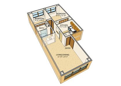 Parkview Manor Apartments - Floor Plan